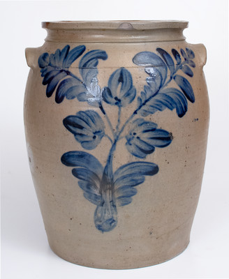 Six-Gallon B.C. MILBURN / ALEXA (Alexandria, VA) Stoneware Jar w/ Elaborate Decoration