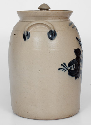 Fine COWDEN & WILCOX / HARRISBURG, PA Three-Gallon Lidded Stoneware Jar