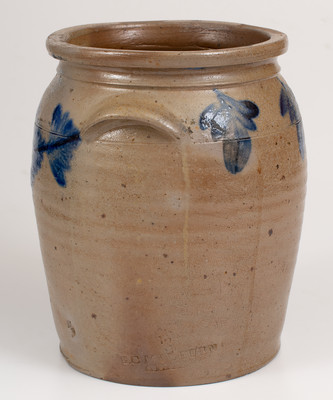 One-and-a-Half-Gallon B.C. MILBURN / ALEXA (Alexandria, VA) Stoneware Jar