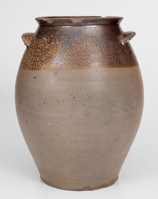 Attrib. John Swann (Alexandria, VA) Three-Gallon Iron-Decorated Stoneware Jar