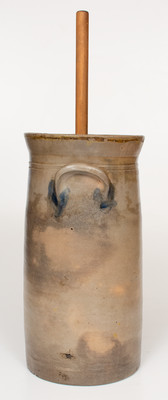 Three-Gallon Cobalt-Decorated Stoneware Churn, Northeastern U.S. origin, circa 1825