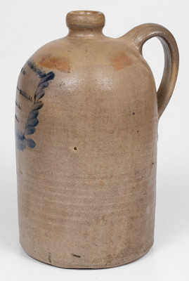 Philadelphia Stoneware Advertising Jug, attributed to Richard C. Remmey