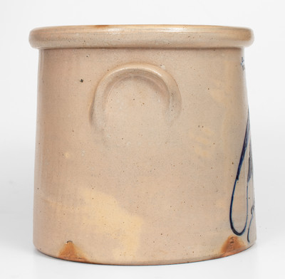 Three-Gallon F.B. NORTON & CO / WORCESTER, MASS. Stoneware Parrot Crock