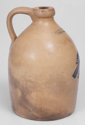 J.A. & C.W. UNDERWOOD / FORT EDWARD, N.Y. Stoneware Bird Jug