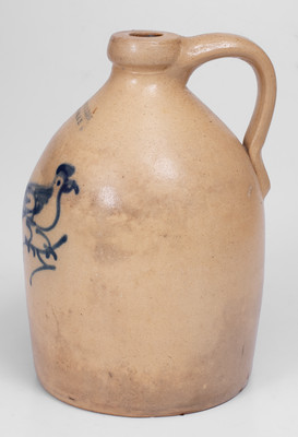 J.A. & C.W. UNDERWOOD / FORT EDWARD, N.Y. Stoneware Bird Jug