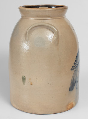 Three-Gallon WEST TROY, / N.Y. / POTTERY Stoneware Bird Jar