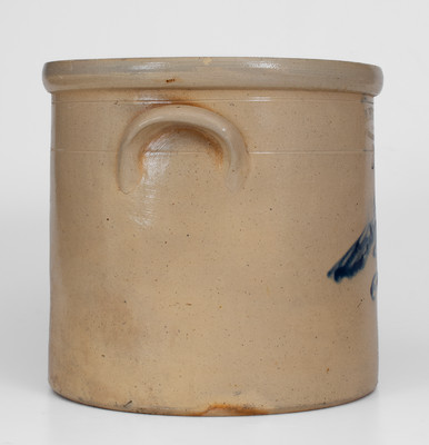 Unusual FULPER & BROS / FLEMINGTON, N.J. Three-Gallon Stoneware Bird Crock