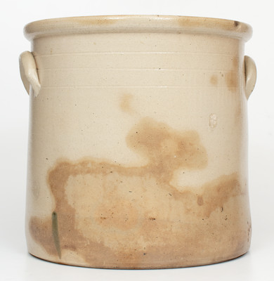 Five-Gallon E & L P NORTON / BENNINGTON, VT Stoneware Bird Crock, circa 1870