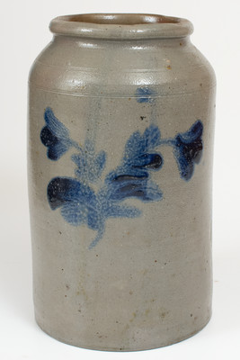 Two-Gallon Philadelphia Stoneware Jar attrib. Henry Harrison Remmey, circa 1835