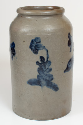 Two-Gallon Philadelphia Stoneware Jar attrib. Henry Harrison Remmey, circa 1835