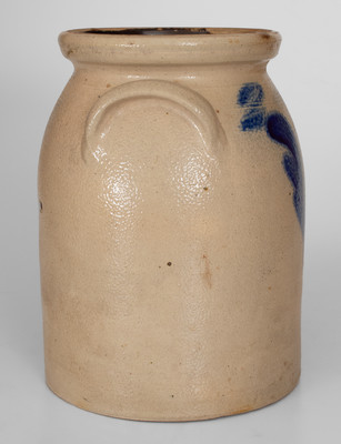 Two-Gallon Stoneware Jar Stamped Twice 