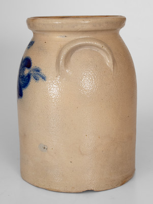 Two-Gallon Stoneware Jar Stamped Twice 