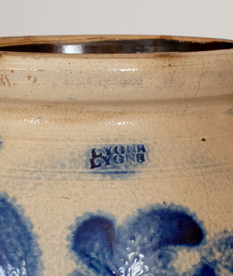 Two-Gallon Stoneware Jar Stamped Twice 