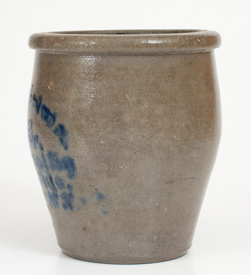 Small-Sized Wheeling, West Virginia Advertising Jar, circa 1880, Western PA origin