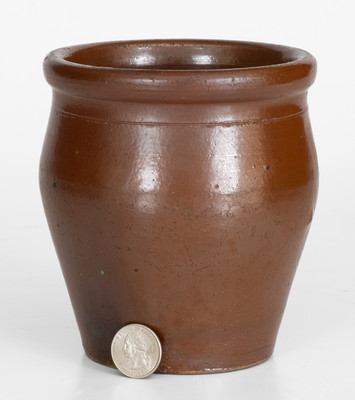 H.H. ZIGLER / NEWVILLE, PA. Stoneware Jar, circa 1852-1865