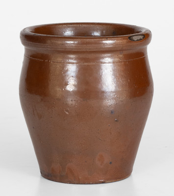 H.H. ZIGLER / NEWVILLE, PA. Stoneware Jar, circa 1852-1865