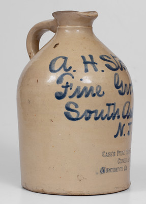 Scarce CASE S PURE CIDER VINEGAR / CLOVER HILL / HUNTERDON CO., N.J. Advertising Syrup Jug