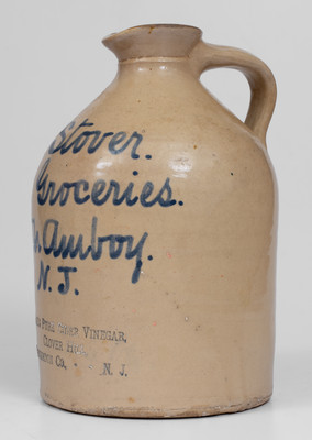 Scarce CASE S PURE CIDER VINEGAR / CLOVER HILL / HUNTERDON CO., N.J. Advertising Syrup Jug