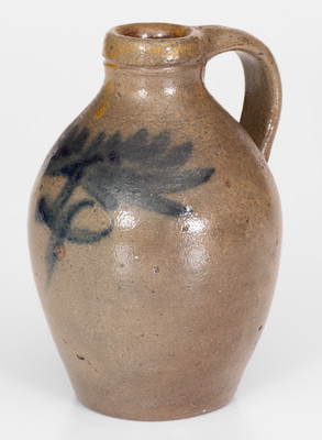 Scarce Miniature New York State Stoneware Jug, circa 1825