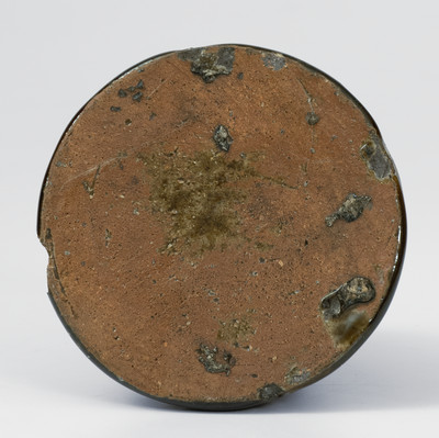 Very Rare 1901 Alkaline-Glazed Southern Stoneware Inkwell w/ Presentation Inscription