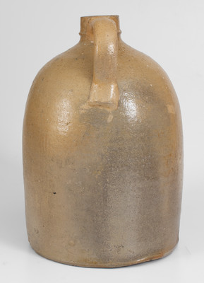 Scarce Ohio Stoneware Jug w/ Cobalt Decoration of a Man's Bust, circa 1875