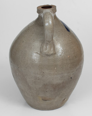 Three-Gallon Mogadore, Ohio Stoneware Jug w/ Elaborate Cobalt Floral Decoration