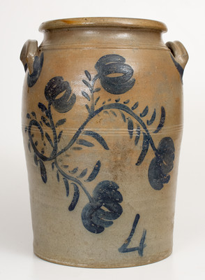 Rare 4 Gal. Stoneware Jar Marked T. S. BALSLEY / DETROIT, MICH.