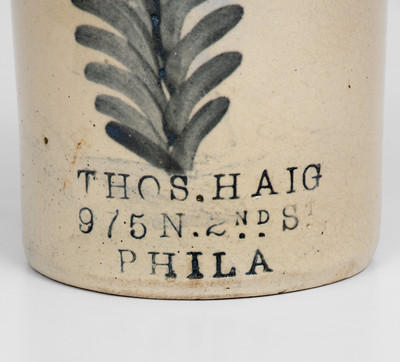 Rare Thomas Haig / Philadelphia Stoneware Chicken Waterer