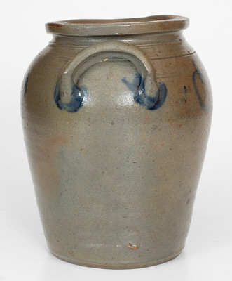 Attrib. Stephen B. Sweeney, Henrico County, Virginia Stoneware Jar, circa 1838-1868