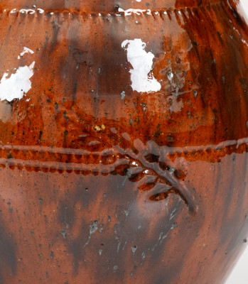 Jacob Medinger, Montgomery County, PA Redware Plate w/ Bird Decoration