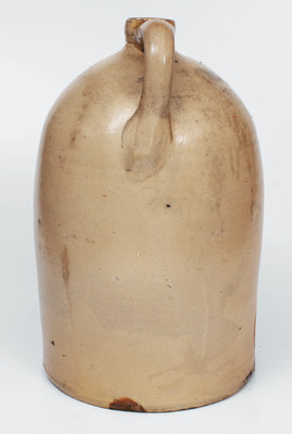 Exceptional CHATHAM (Canada West) Stoneware Advertising Jug w/ Elaborate Bird-on-Branch Decoration