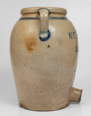 Extremely Rare N. C. Bryant / Dresden, Ohio Stoneware Water Cooler, Muskingum County, Ohio, circa 1880