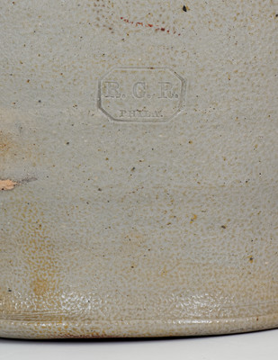 Six-Gallon R.C.R. / PHILA. (Richard C. Remmey, Philadelphia, PA) Stoneware Jar