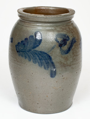 Scarce attrib. Carver & Wightman, Edingburgh, VA Stoneware Jar, circa 1850-1865