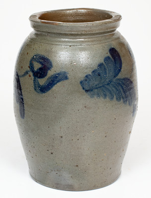 Scarce attrib. Carver & Wightman, Edingburgh, VA Stoneware Jar, circa 1850-1865