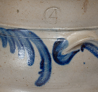 Very Rare Filtering Water Cooler attrib. Margaret Parr, Baltimore, MD, circa 1835-1840