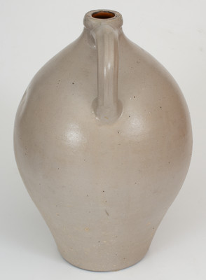 3 Gal. L. NORTON / BENNINGTON, VT Stoneware Jug w/ Floral Decoration, circa 1830