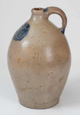 C. CROLIUS / MANUFACTURER / MANHATTAN WELLS / NEW-YORK Stoneware Jug