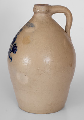 N. CLARK & Co. / ROCHESTER, NY Two-Gallon Stoneware Jug, 1839-1851