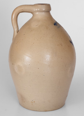 N. CLARK & Co. / ROCHESTER, NY Two-Gallon Stoneware Jug, 1839-1851