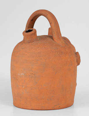 Rare BROWN POTTERY (Arden, North Carolina) Face Jug, mid 20th century