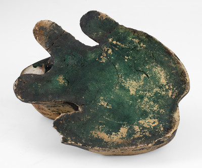 Large-Sized Stoneware Figure of a Frog, Ohio origin, late 19th of early 20th century