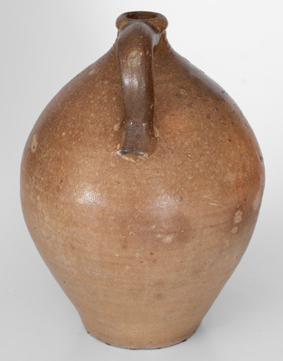 C. CROLIUS / NEW-YORK Stoneware Jug with Cobalt Decoration, c1820