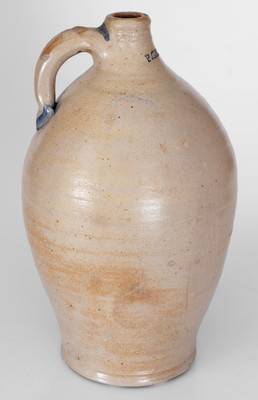 P. CROSS (Peter Cross, Hartford, Connecticut) Stoneware Jug, 1806-1808