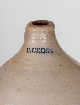 P. CROSS (Peter Cross, Hartford, Connecticut) Stoneware Jug, 1806-1808
