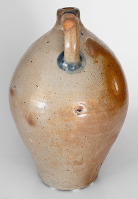 4 Gal. Connecticut Stoneware Jug w/ Incised Bird Decoration, circa 1815