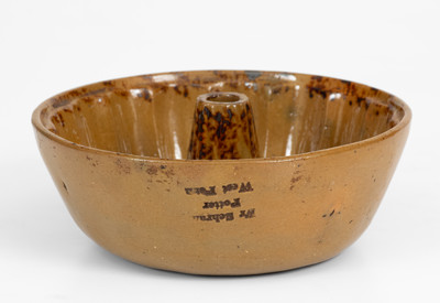 Extremely Rare Schuylkill County, PA Redware Mold Marked