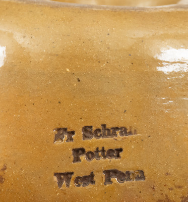 Extremely Rare Schuylkill County, PA Redware Mold Marked