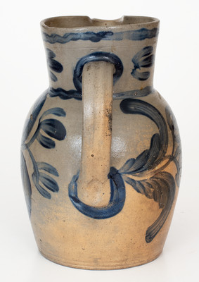 Very Important Newly Discovered HOLMES, Georgetown, D.C. Stoneware Pitcher, circa 1820