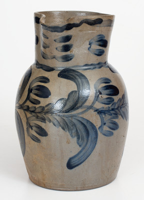 Very Important Newly Discovered HOLMES, Georgetown, D.C. Stoneware Pitcher, circa 1820